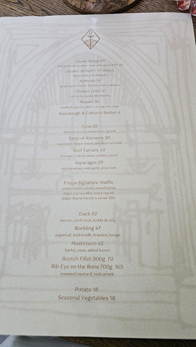 Menu - Freyja photo 6